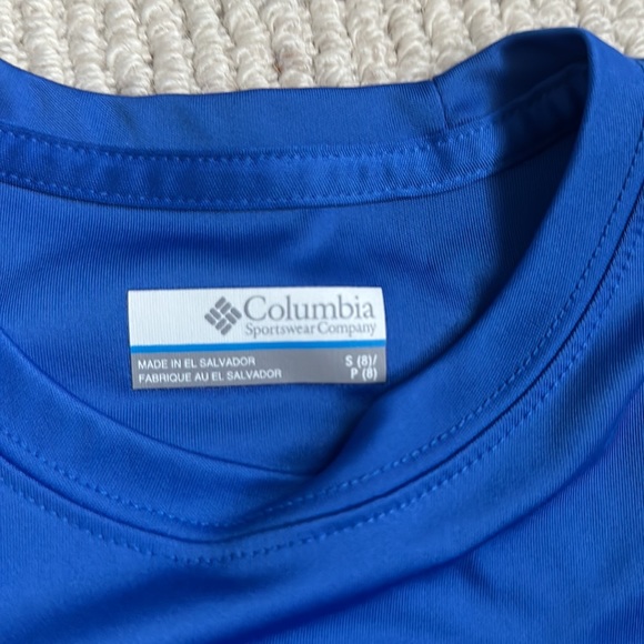 Boys Columbia Performance Ling sleeve shirt- size small (8) - Picture 2 of 4